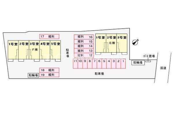 プロムナードメゾン参番館　Fの物件外観写真